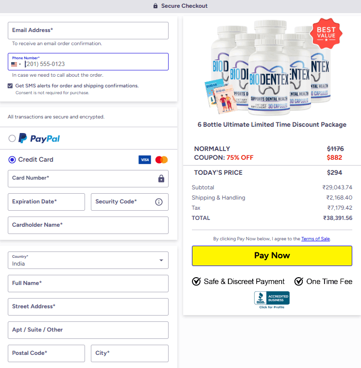 Biodentex-Secure-Checkout
